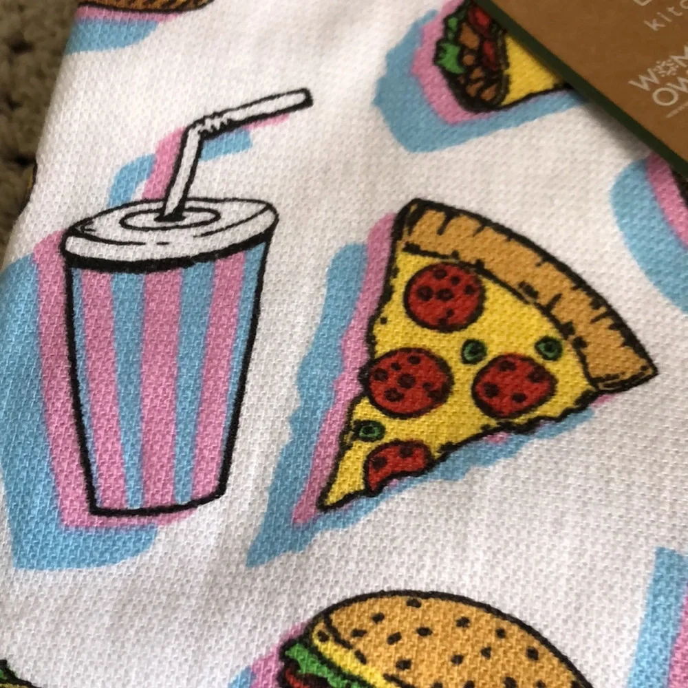 Deborah Connolly FAST FOOD Kitchen Towels
